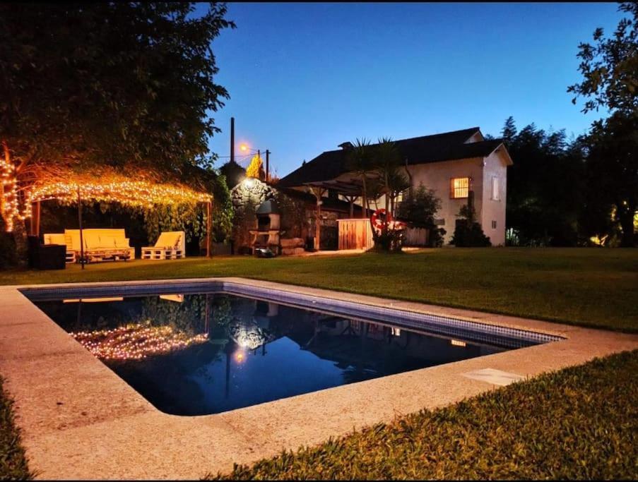 A Vina De Lina. Turismo Rural Con Piscina Y Finca. Villa Pontevedra Dış mekan fotoğraf